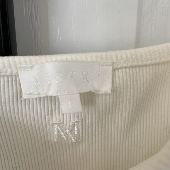 White Meshki Bodysuit - Size Small - Picture 3 of 4